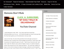 Tablet Screenshot of deliverancenow.org